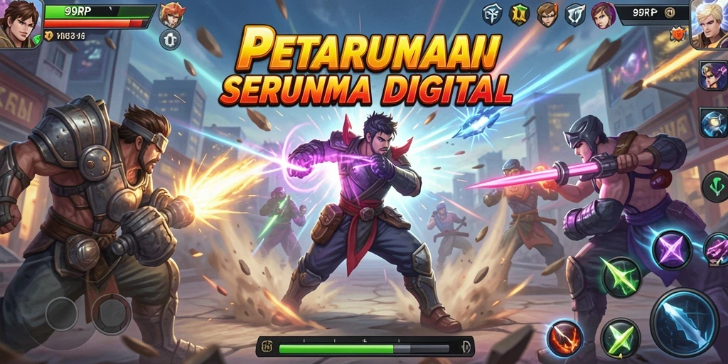 Tampilan dinamis dari pertarungan seru di 99RP.