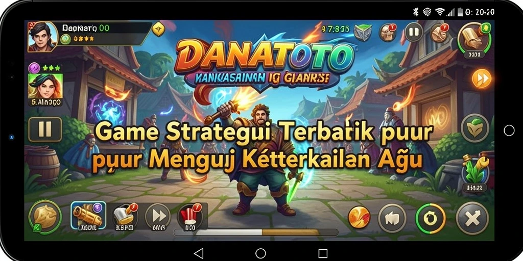 Tampilan gameplay yang menarik dari DANATOTO dengan strategi mendalam.