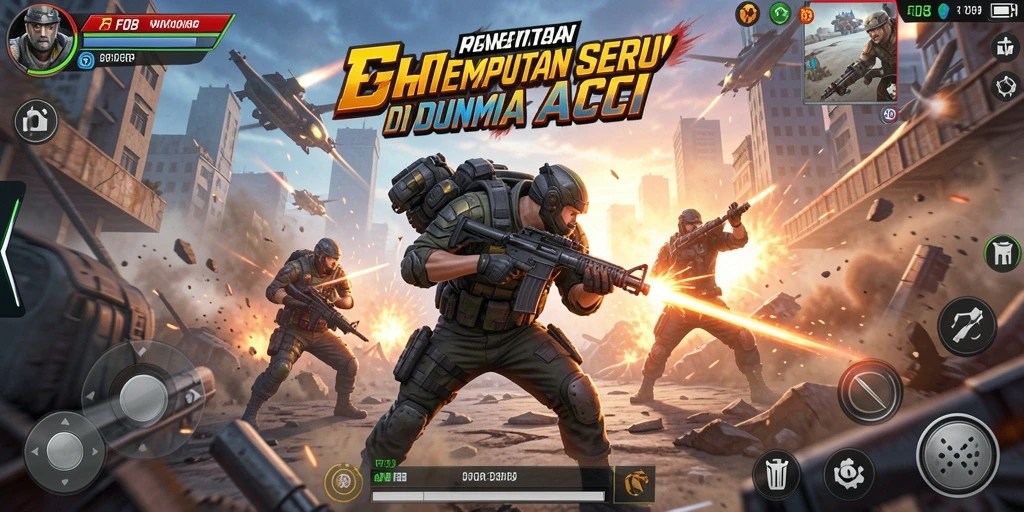 Tampilan gameplay seru dari F08 dengan aksi tak terduga.