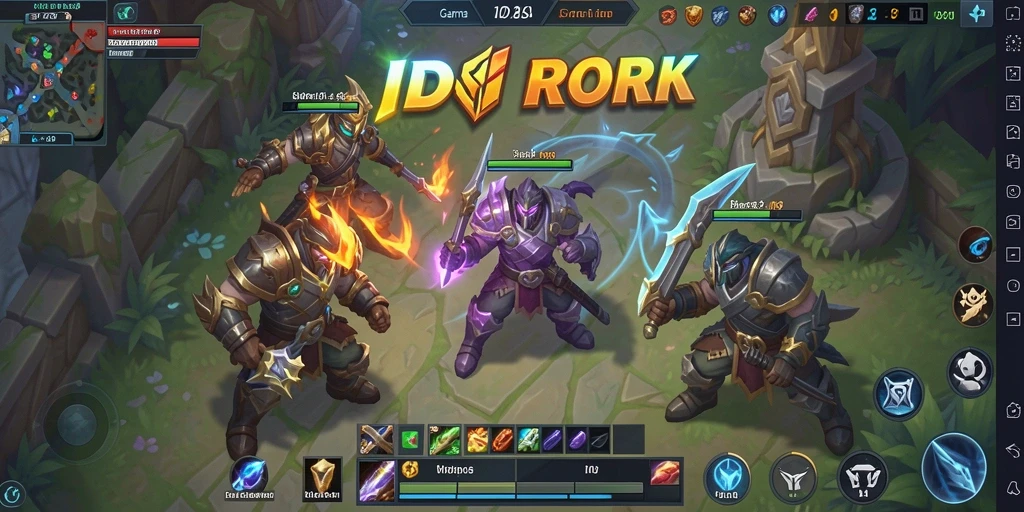 Tangkapan layar gameplay intens di IDROK dengan aksi seru.