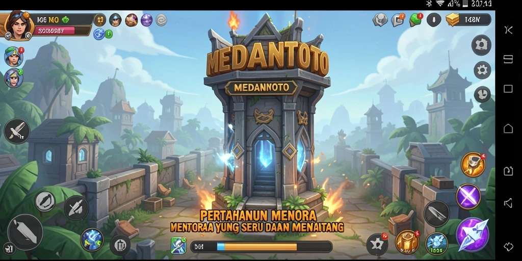 Tampilan gameplay MEDANTOTO yang menegangkan dan strategis.