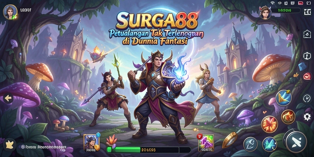 Menampilkan gameplay seru dan grafis menakjubkan dari SURGA88.