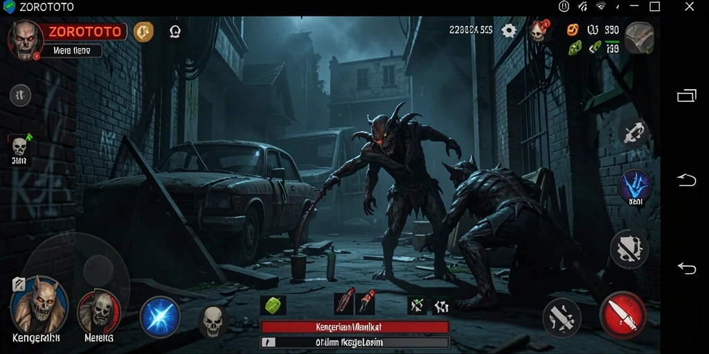 Gameplay menegangkan dalam suasana horror yang mencekam.